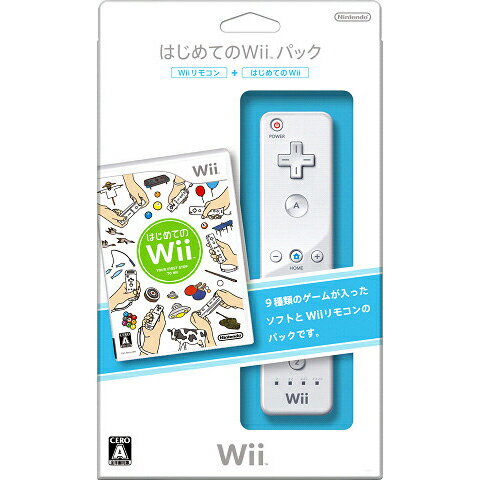 【中古】[Wii] はじめてのWiiパック(Wiiリモコン同梱)(RVL-R-RHAJ) 任天堂 (20061202)