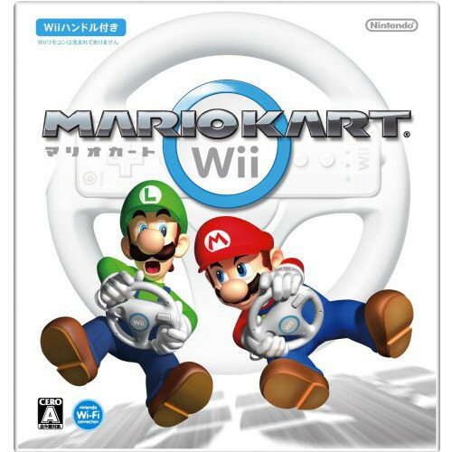 【中古】【表紙説明書なし】[Wii]マリオカートWii(Wiiハンドル同梱)(20080410)