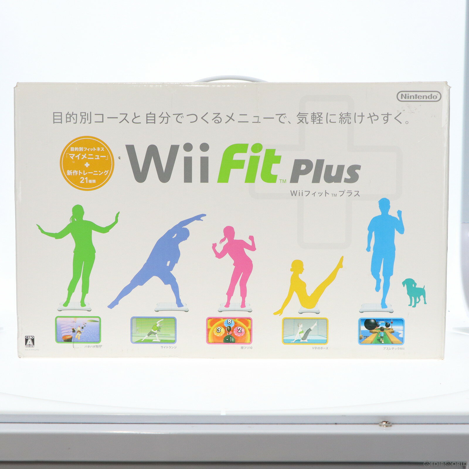 【中古】【表紙説明書なし】[Wii]Wii Fit Plus(Wiiフィットプラス) バランスWiiボードセット(白)(20091001)