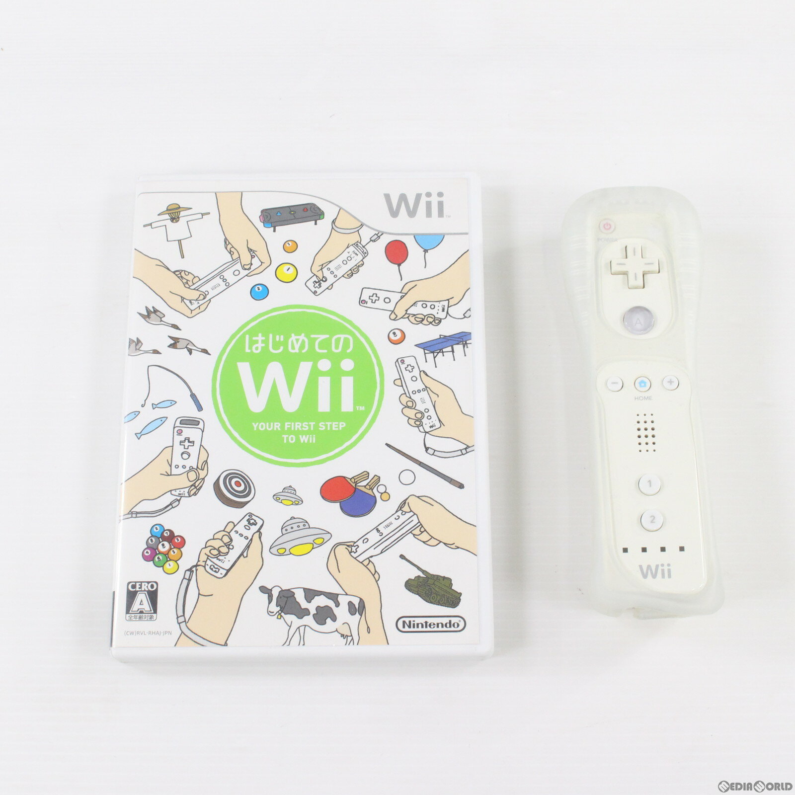 【中古】[Wii]はじめてのWii(Wiiリモコン・ジャケット同梱)(RVL-2-RHAJ)(20071010)