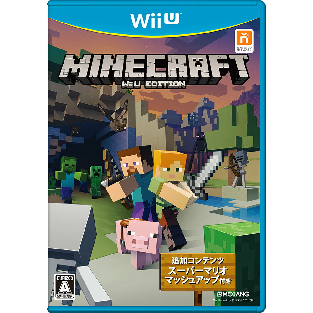 【新品】【お取り寄せ】[WiiU]MINECRAFT: Wii U EDITION(マインクラフト Wii U エディション)(20160623)