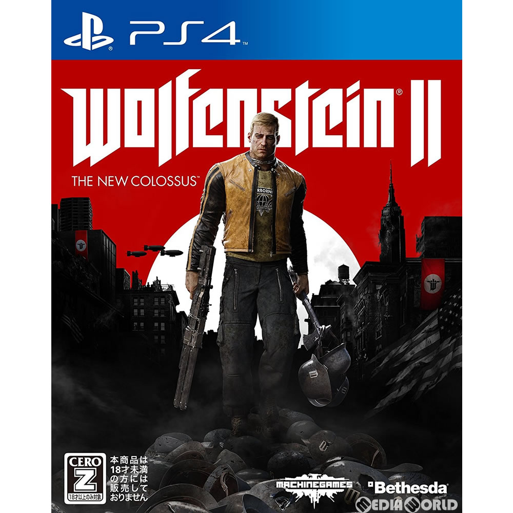 【中古】【表紙説明書なし】[PS4]ウルフェンシュタイン 2: ザ ニューコロッサス(Wolfenstein II: The New Colossus)(20171123)