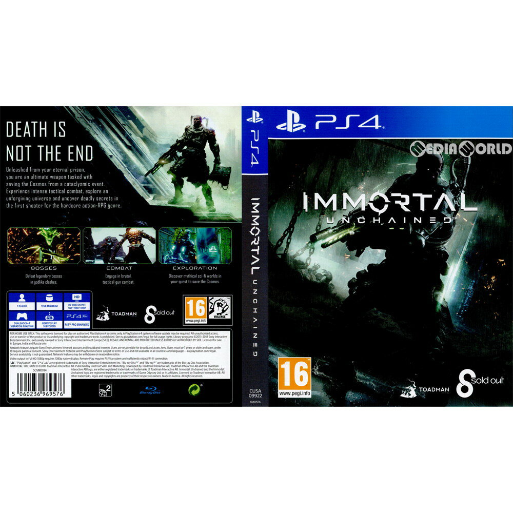 【中古】[PS4]Immortal: Unchained(イモータルアンチェインド)(EU版)(CUSA-09922)(20180907)