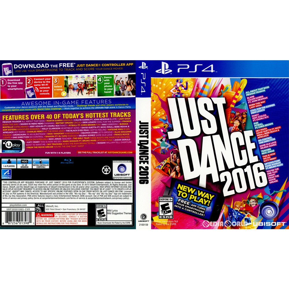 【中古】[PS4]Just Dance 2016(ジャストダンス2016)(北米版)(2100159)(20151020)