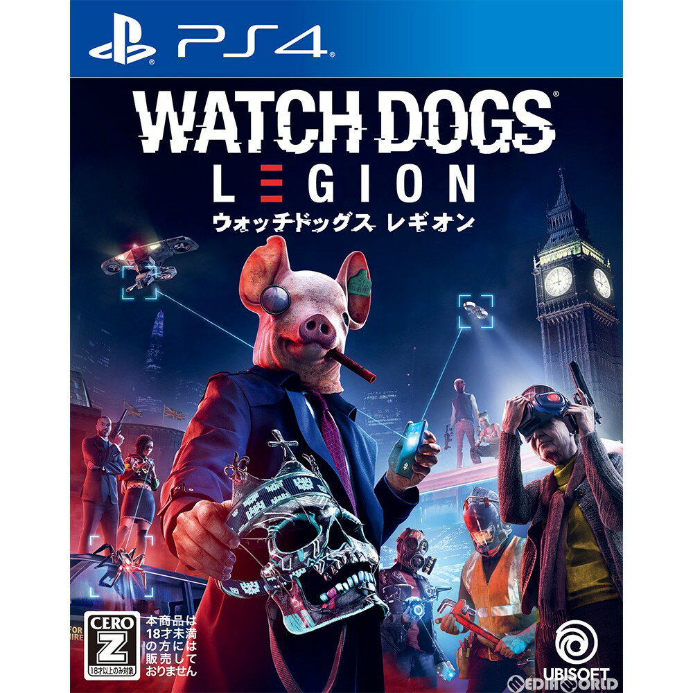 【新品即納】[PS4]初回特典付(ゴールデンキングパックDLコード) ウォッチドッグス レギオン(Watch Dogs: Legion) スタンダードエディション(通常版)(20201029)