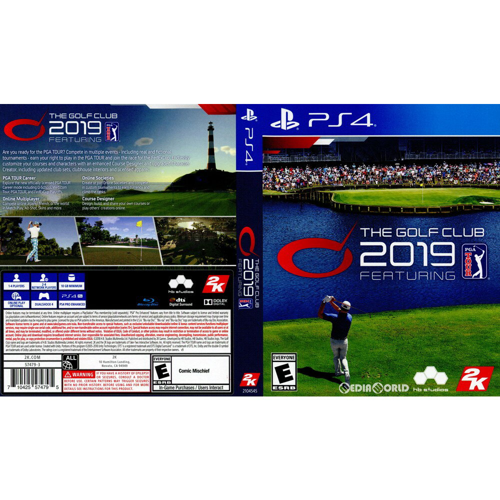 【中古】[PS4]The Golf Club 2019(ザゴルフクラブ2019) featuring PGA TOUR(北米版)(2104545)(20181113)