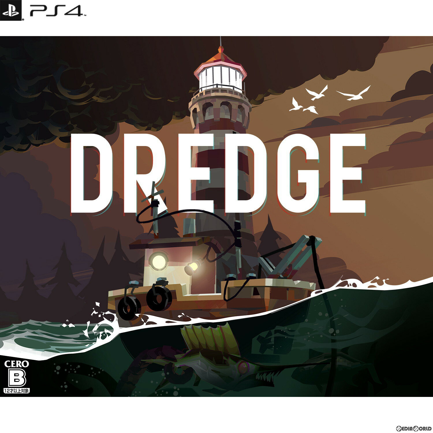 【新品即納】[PS4]初回特典付(ゲーム内装備「カスタムロッド(ブルー)」DLコード) DREDGE(ドレッジ)(20230427)