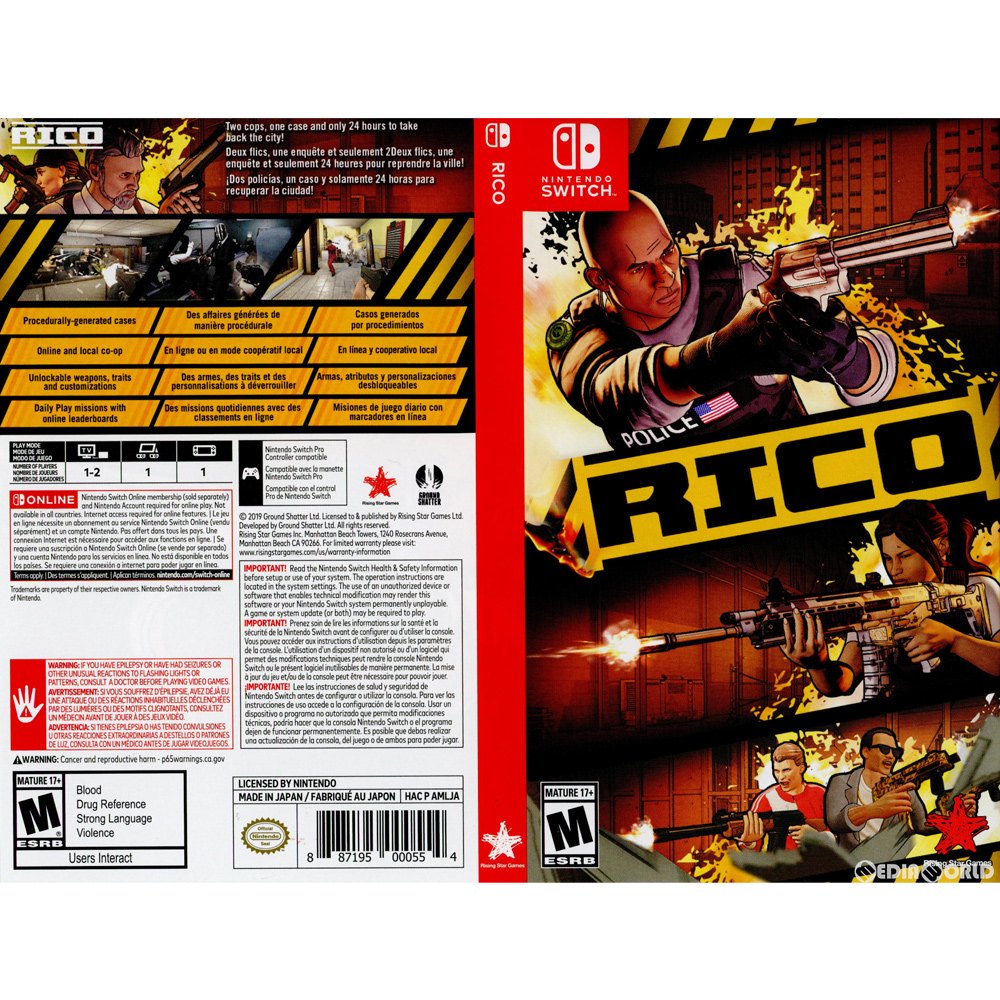 【中古】 Switch RICO(北米版)(HAC-P-AMLJA)(20190312)