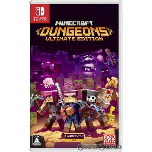 アドベンチャー（ジャンル） Nintendo Switch ゲームソフト 【新品】【お取り寄せ】[Switch]Minecraft Dungeons Ultimate Edition(マインクラフト ダンジョンズ アルティメットエディション)(20211026)