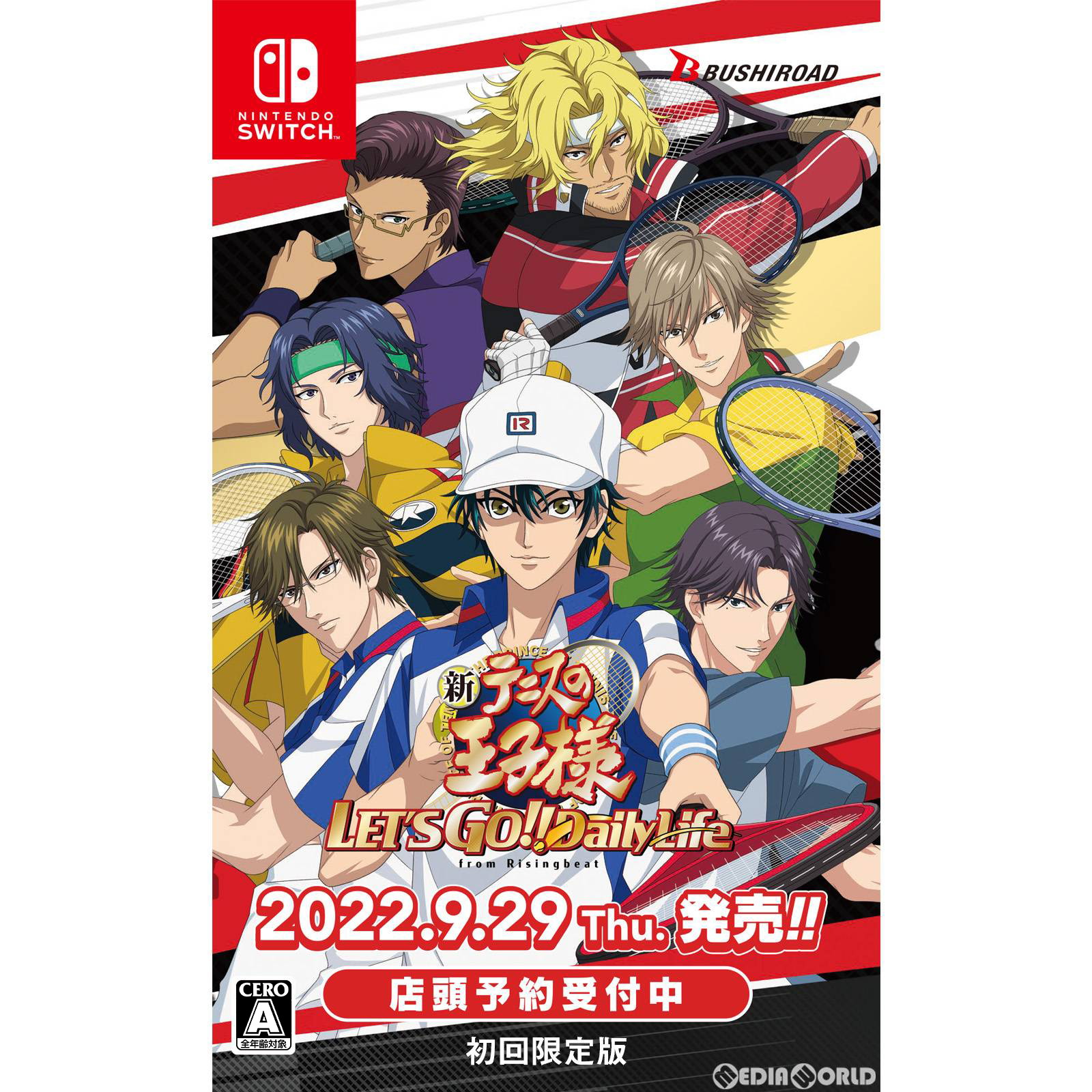 【新品即納】[Switch]初回特典付(キービジュアル特製PRカード) 新テニスの王子様 LET'S GO!! 〜Daily Life〜 from RisingBeat(レッツゴー デイリーライフ フロムライジングビート) 初回限定版(20220929)