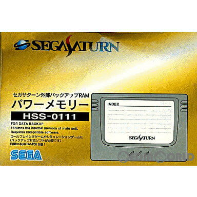 【中古】[ACC][SS]セガサターン外部バックアップRAM パワーメモリー(グレー) セガ(HSS-0111)(19941122)