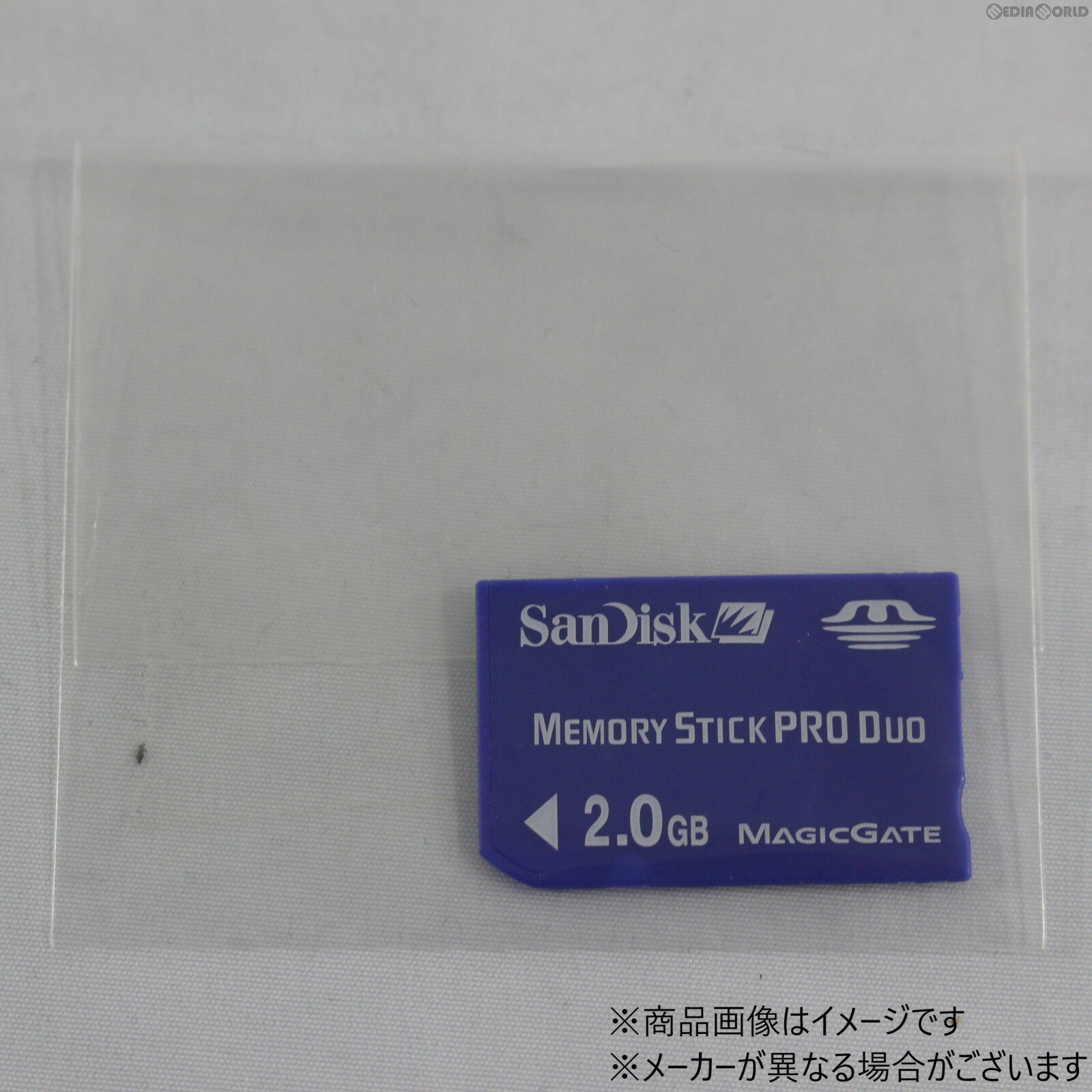 【必ずご確認ください】・こちらは内容物の状態及び動作に問題のない中古商品となります。・外箱やパッケージに経年変化による軽度な擦れや、汚れ等がある場合がございます。※ケーブル類/メモリーカード類/ケースやポーチには、外箱は付属いたしません。・以上をご了承の上、是非ご検討ください。【商品説明】--------------------【基本情報】■タイトル:メモリースティック PRO Duo(プロ デュオ) 2GB ソニー互換製品 ※PSPで動作確認済■機種:プレイステーションポータブル周辺機器(PlayStation PortableAccessory)■発売日:2006/12/31■メーカー:■ジャンル:周辺機器【商品説明】PSPに使えるメモリースティック(2GB)です。サードパーティ製品となりますが、PSP本体に使用可能です。SONY製品ではないため、お安く販売させていただいております。画像と異なるメーカーとなる可能性もございます。予めご了承ください。メディアワールド買取価格1円【メディアワールド公式カイトリワールド】高価買取サービスはこちら≫≫楽天市場様の許可のもと、買取のご案内をしております【新品即納】及び【中古】表記の商品は、PM13時までのご注文で通常即日出荷いたします。(最終ご入金確認PM14時)年中無休で営業しておりますので、ご不明な点やご質問等ございましたらお気軽にお問い合わせください。【中古】[PSP]メモリースティック PRO Duo(プロ デュオ) 2GB ソニー互換製品 ※PSPで動作確認済【ラッピングは注文確認画面でご指定ください】