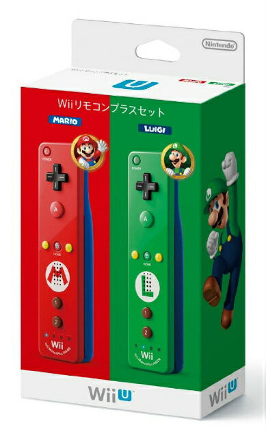 【中古】[ACC][WiiU] Wiiリモコンプラスセット(マリオ・ルイージ) 任天堂(RVL-A-PN01)(20131121)