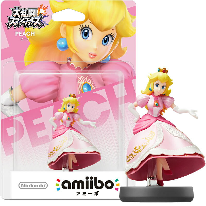 【新品】【お取り寄せ】[ACC][WiiU]amiibo ピーチ(大乱闘スマッシュブラザーズシリーズ) 任天堂(NVL-C-AAAB(JPN))(20141206)