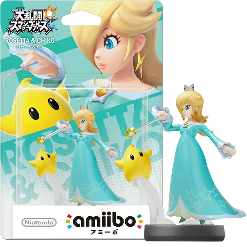 【新品即納】[ACC][WiiU]amiibo(アミーボ) ロゼッタ&チコ(大乱闘スマッシュブラザーズシリーズ) 任天堂(NVL-C-AAAV)(20150122)