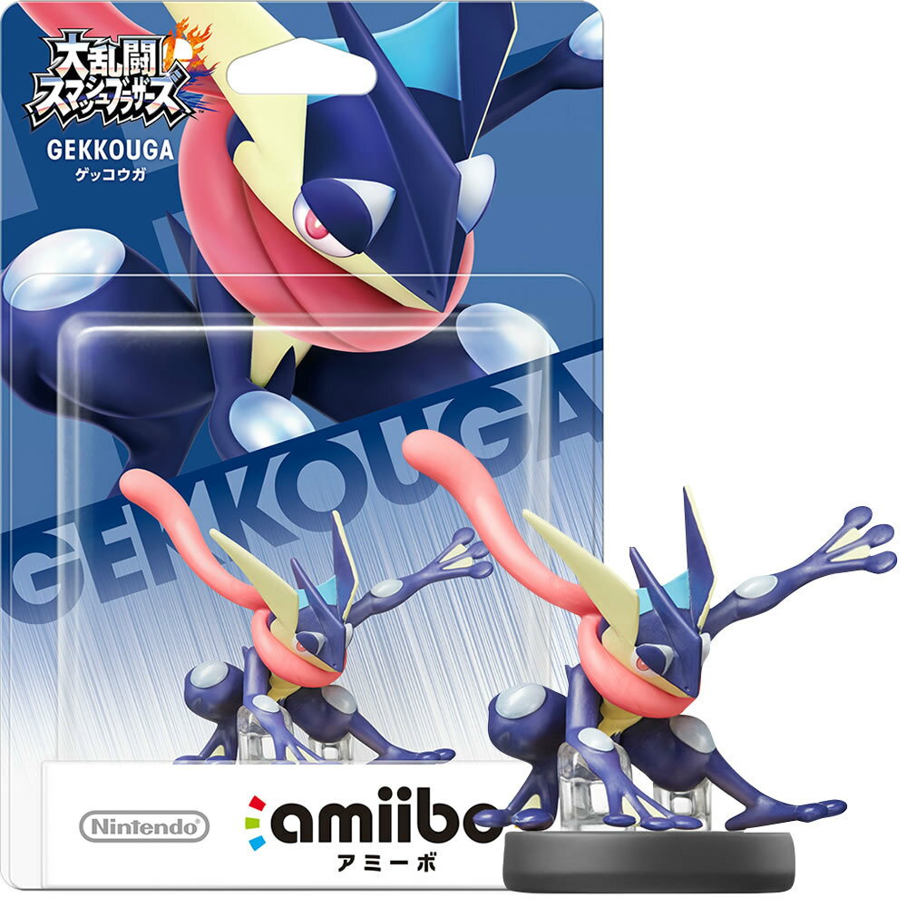 【新品即納】 ACC WiiU amiibo(アミーボ) ゲッコウガ(大乱闘スマッシュブラザーズシリーズ) 任天堂(NVL-C-AABP)(20150528)