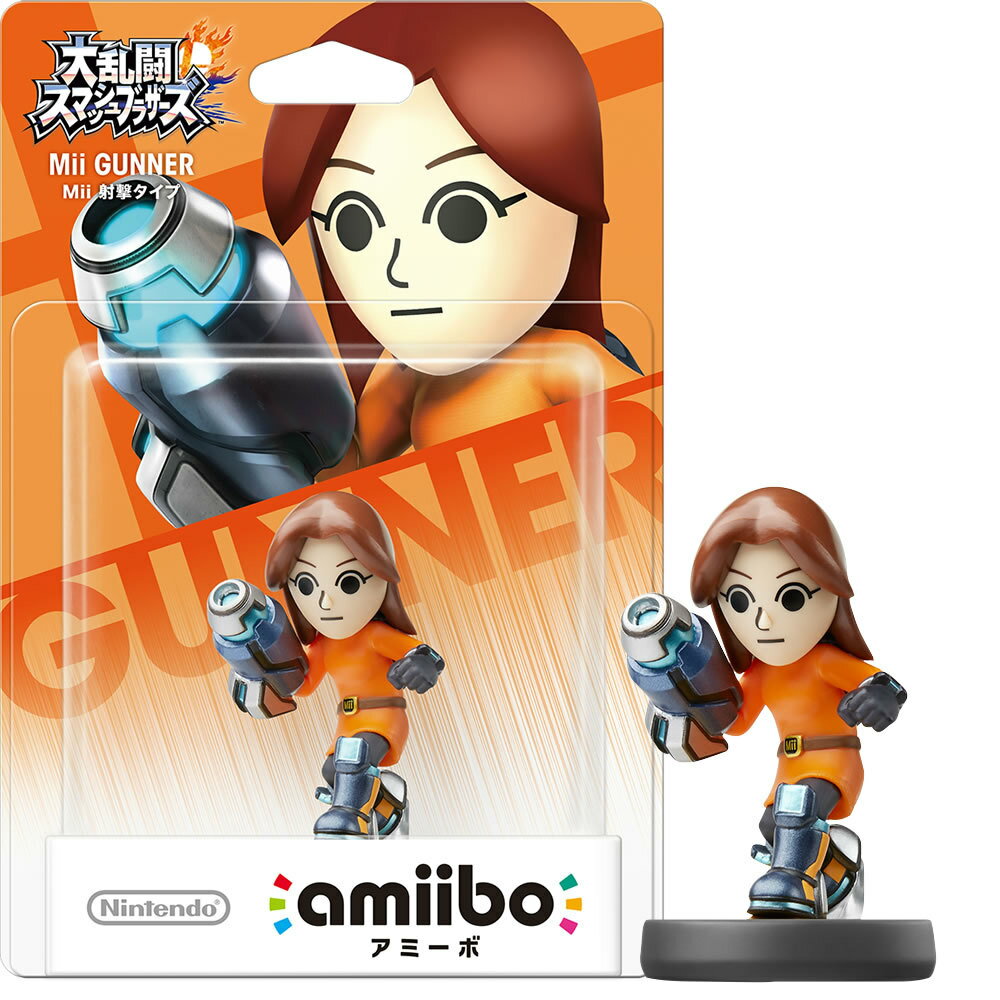 【中古】[ACC][WiiU]amiibo(アミーボ) Mii 射撃タイプ(大乱闘スマッシュブラザーズシリーズ) 任天堂(NVL-C-AABM)(20150910)