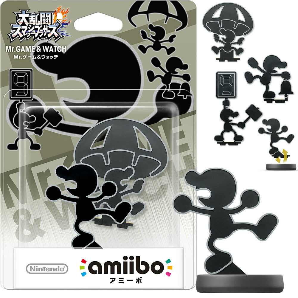 【中古】 ACC WiiU amiibo(アミーボ) Mr.ゲーム ウォッチ(大乱闘スマッシュブラザーズシリーズ) 任天堂(NVL-C-AABX)(20151029)