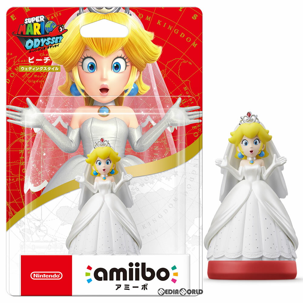 【中古】[ACC][3DS]amiibo(アミーボ) ピーチ【ウェディングスタイル】(スーパーマリオシリーズ) 任天堂(NVL-C-ABAU)(20171027)