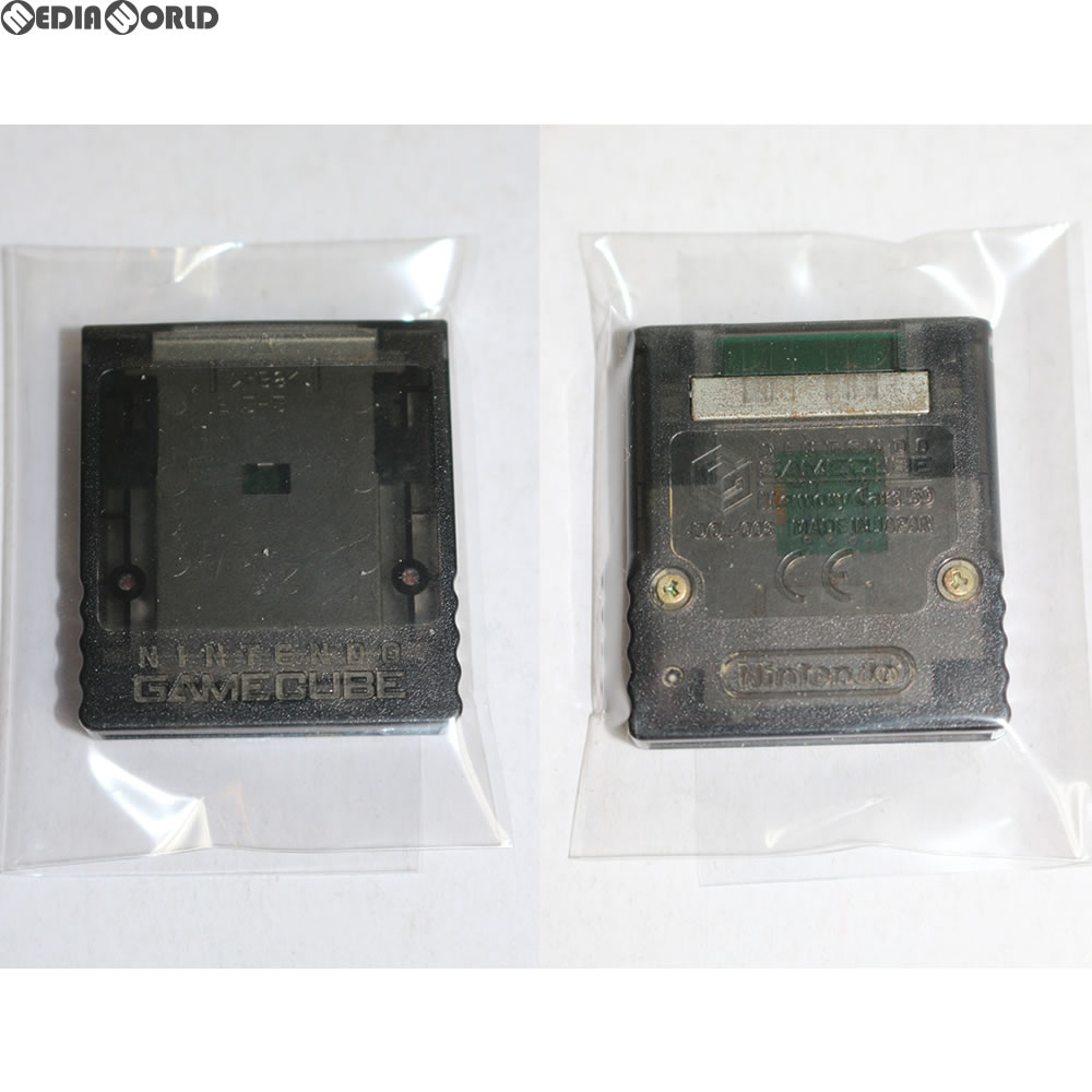 【中古】[ACC][GC]ニンテンドー ゲームキューブ メモリーカード59 クリアブラック単品 任天堂(ポケモンコロシアム同梱物)(DOL-008)(20031121)