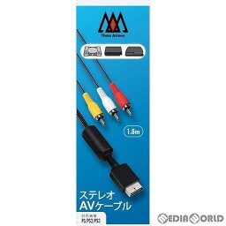 【新品】【お取り寄せ】[ACC][PS3]PS/PS2/PS3用 ステレオAVケーブル スリーアロー(THA-SN509)(20210722)