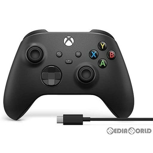 【中古】[ACC][XboxX/S]X BOX コントローラー+USB-Cケーブル 日本マイクロソフト(1V8-00005)(20201110)