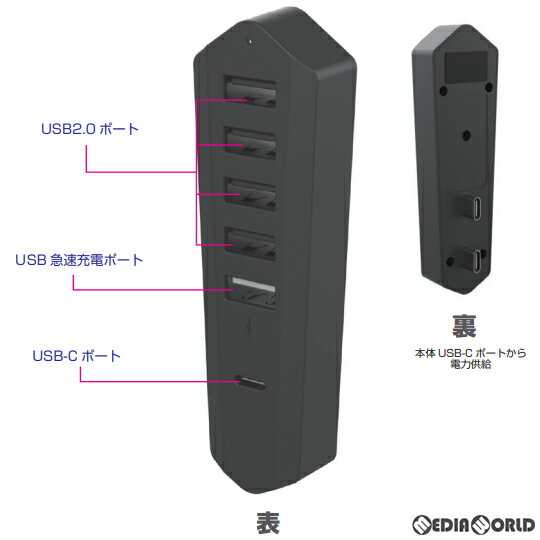 yVizy񂹁z[ACC][PS5]V^PS5p USB HUB A[(ALG-P5N5PUHBK)(20240120)