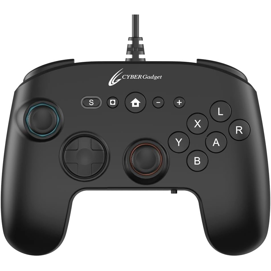 【予約前日発送】[ACC][Switch2] CYBER・ゲーミングコントローラー6B 有線タイプ(Switch2用/スイッチ2用) ブラック サイバーガジェット(CY-S2GC6BWD-BK)(2025年11月)のサムネイル