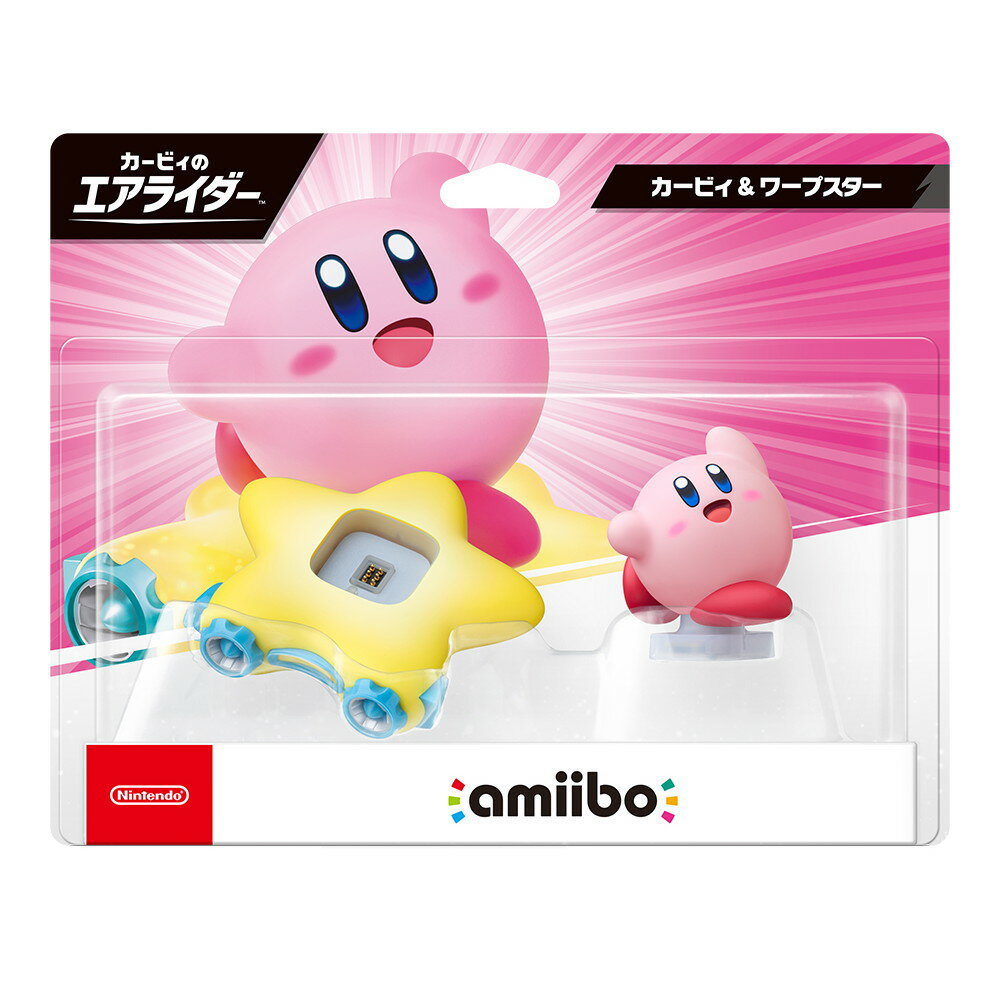【予約前日発送】[ACC][Switch2] amiibo(アミーボ) カービィ&ワープスター(カービィのエアライダーシリーズ) 任天堂(NVL-W-CAAA)(20251120)のサムネイル