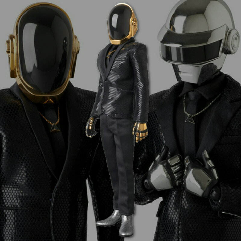 【新品即納】[FIG]リアルアクションヒーローズ RAH DAFT PUNK(ダフトパンク)ランダムアクセスメモリーズVer. GUY-MANUEL de HOMEM-CHRISTO メディコム・トイ(20150325)