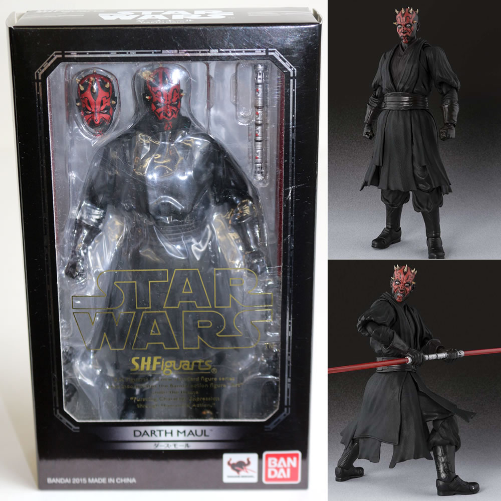 【中古】[未開封][FIG]S.H.Figuarts(フィギュアーツ) ダース・モール STAR WARS(スター・ウォーズ) エピソード1/ファントム・メナス 完成品 可動フィギュア バンダイ(20171118)のサムネイル