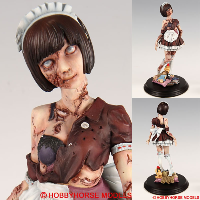 【新品即納】[FIG](再販)回天堂ホラーフィギュアシリーズ Zombie Girl(ゾンビーガール) 1/8完成品 フィギュア 回天堂(20160922)のサムネイル