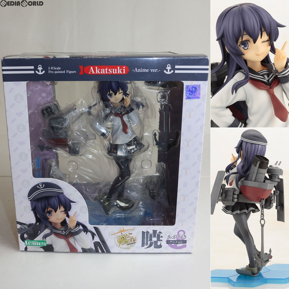 【中古】[FIG]暁(あかつき) -アニメver.- 艦隊これくしょん -艦これ- 1/8完成品 フィギュア(PP632) コトブキヤ(20161130)