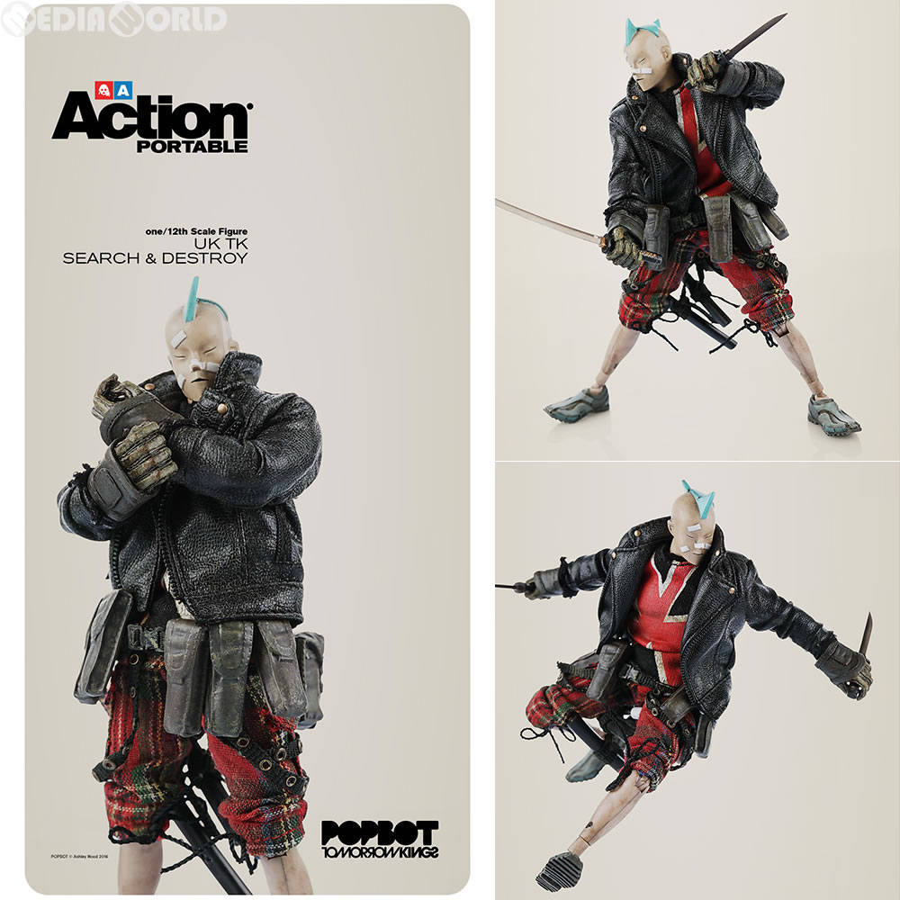 【新品即納】[FIG]ACTION PORTABLE UK TK SEARCH & DESTROY(アクションポータブル UK TK サーチ&デストロイ) THE WORLD OF POPBOT(ザ・ワールド・オブ・ポップボット) threeA(スリーエー)(20170222)