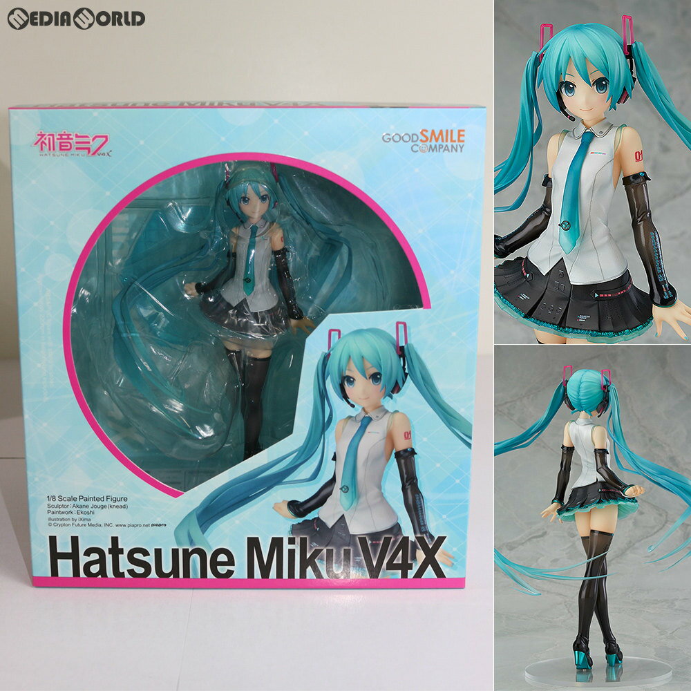 【中古】[FIG]初音ミク V4X キャラクター・ボーカル・シリーズ01 初音ミク 1/8 完成品 フィギュア グッドスマイルカンパニー(20180524)