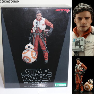 【中古】[FIG]ARTFX+ ポー・ダメロン&BB-8 2パック フォースの覚醒版 STAR WARS(スター・ウォーズ)/フォースの覚醒 1/10簡易組立キット フィギュア(SW122) コトブキヤ(20171031)