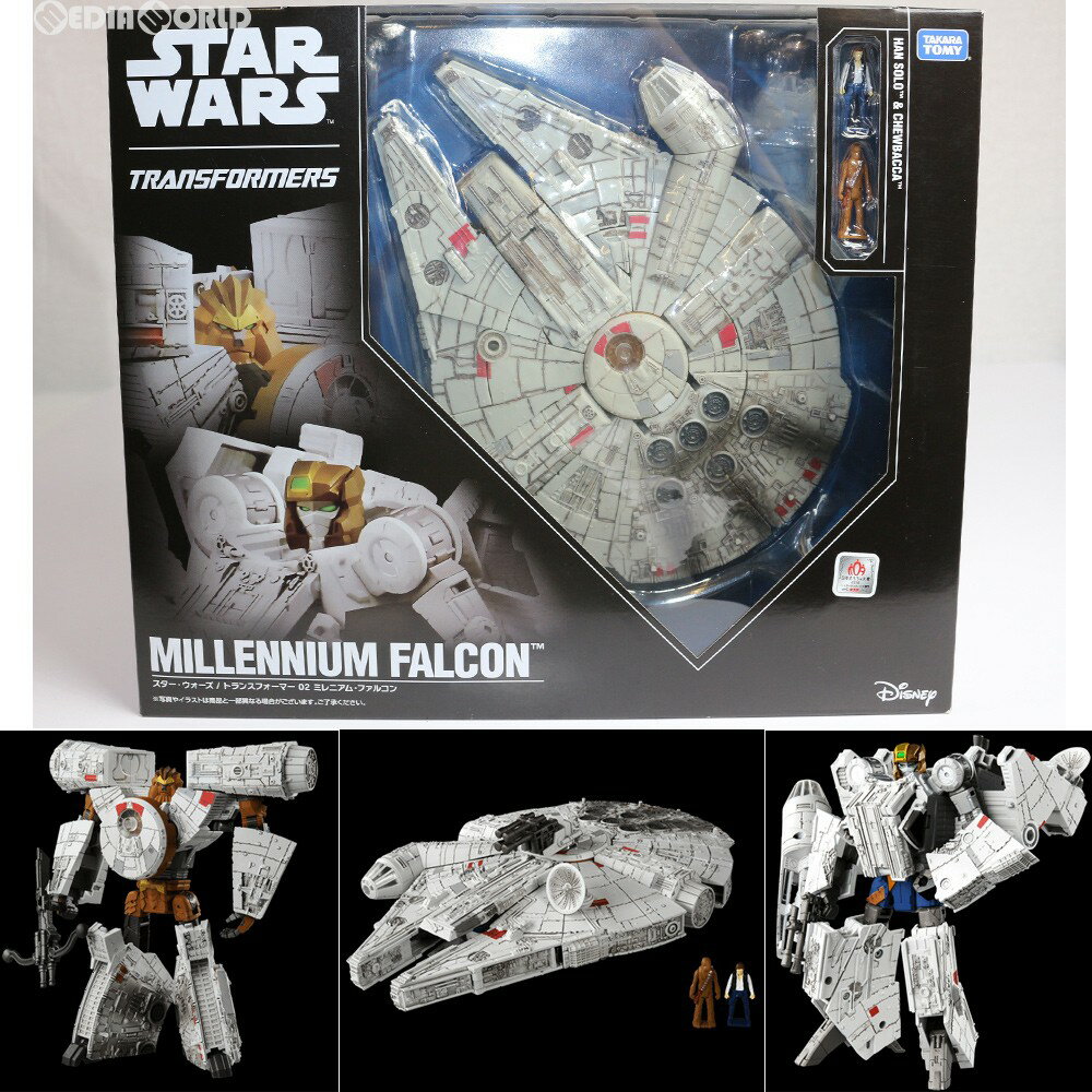 【新品即納】[TOY]スター・ウォーズ / トランスフォーマー 02 ミレニアム・ファルコン STAR WARS 完成トイ タカラトミー(20180623)