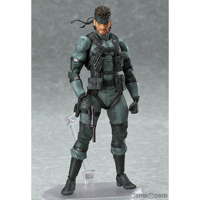 【中古】[未開封][FIG]GOODSMILE ONLINE SHOP限定特典付属 figma(フィグマ) 243 ソリッド・スネーク MGS2 ver. METAL GEAR SOLID 2 SONS OF LIBERTY 完成品 可動フィギュア マックスファクトリー(20150614)のサムネイル