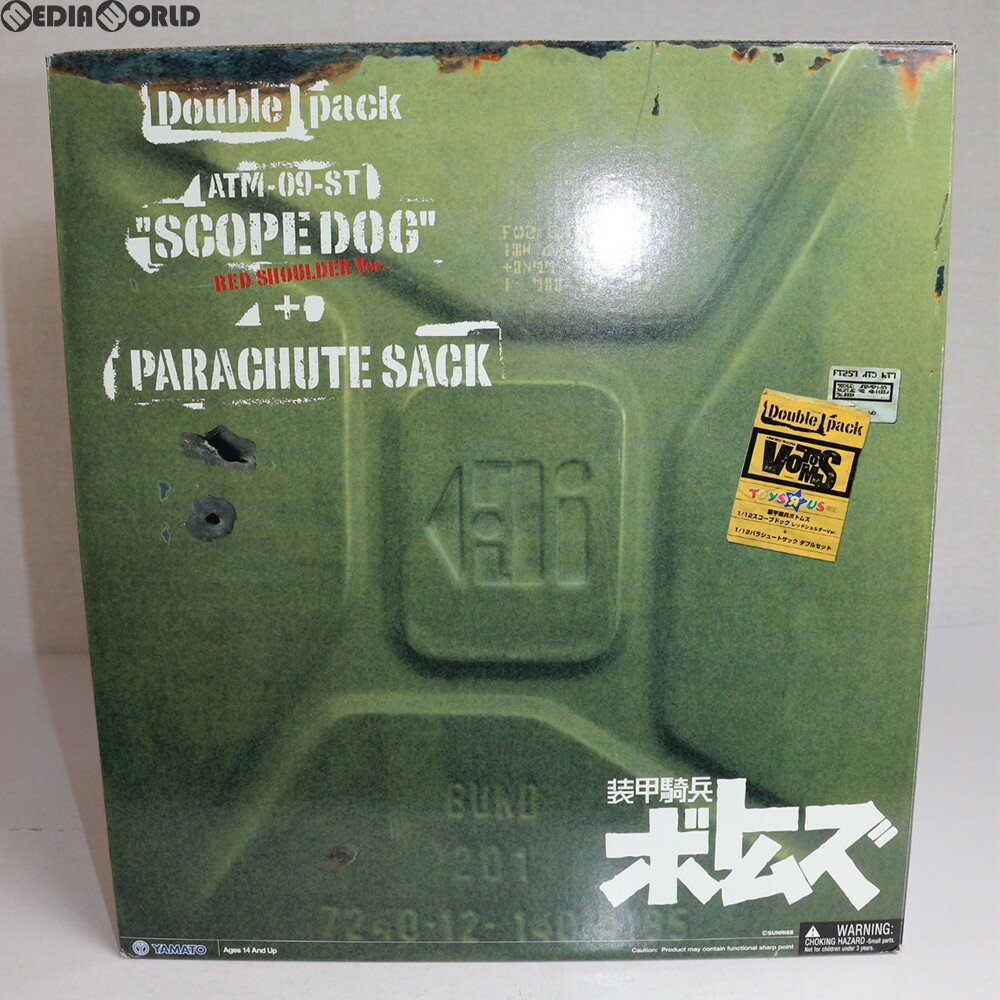 【中古】[FIG] トイザらス限定 1/12 スコープドッグ レッドショルダーVer. + 1/12 パラシュートザック ダブルセット 装甲騎兵ボトムズ 完成品 可動フィギュア YAMATO(やまと)(20071231)のサムネイル