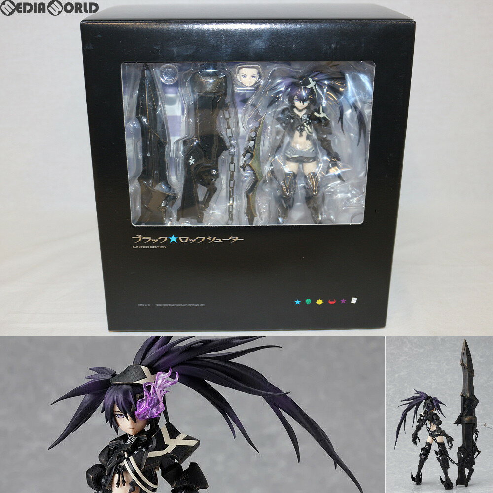 【中古】[FIG]ブラック★ロックシューター Blu-ray BOX 完全生産限定版 (figma(フィグマ) SP-041 インセイン・ブラック★ロックシューター付属) 可動フィギュア アニプレックス(20120622)