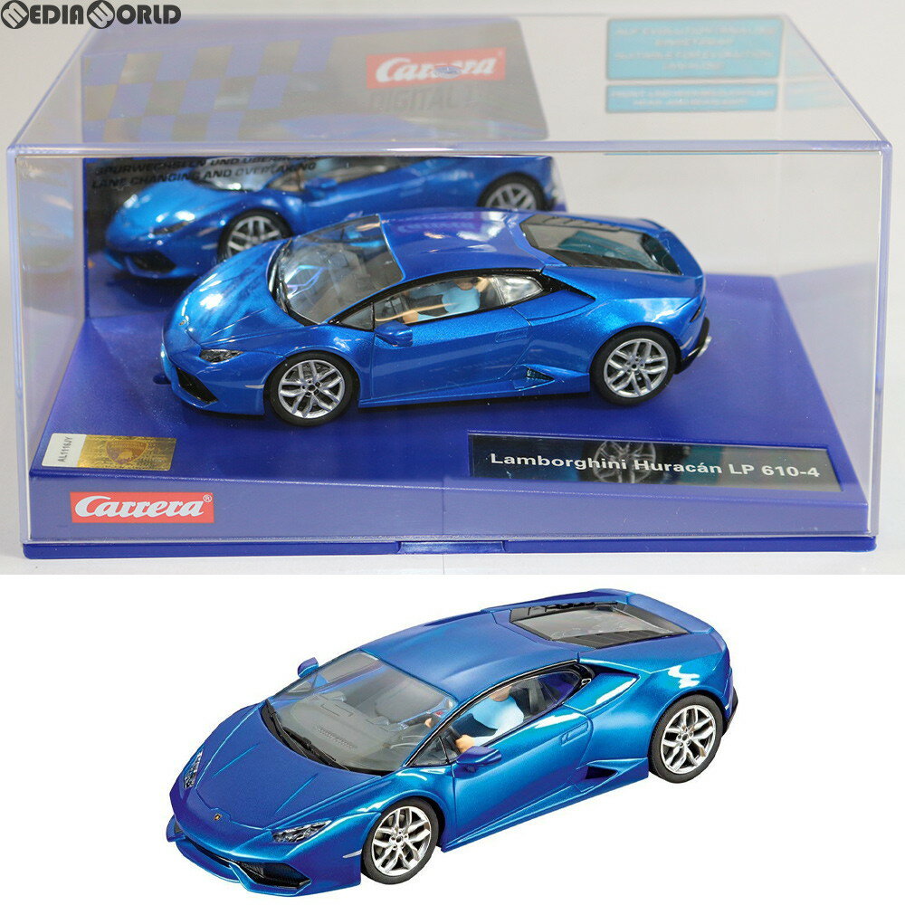 【中古】[TOY]カレラ Digital132 1/32 ランボルギーニ ウラカン LP6104 ブルー スロットカー 完成トイ(20030747) 京商(20160910)