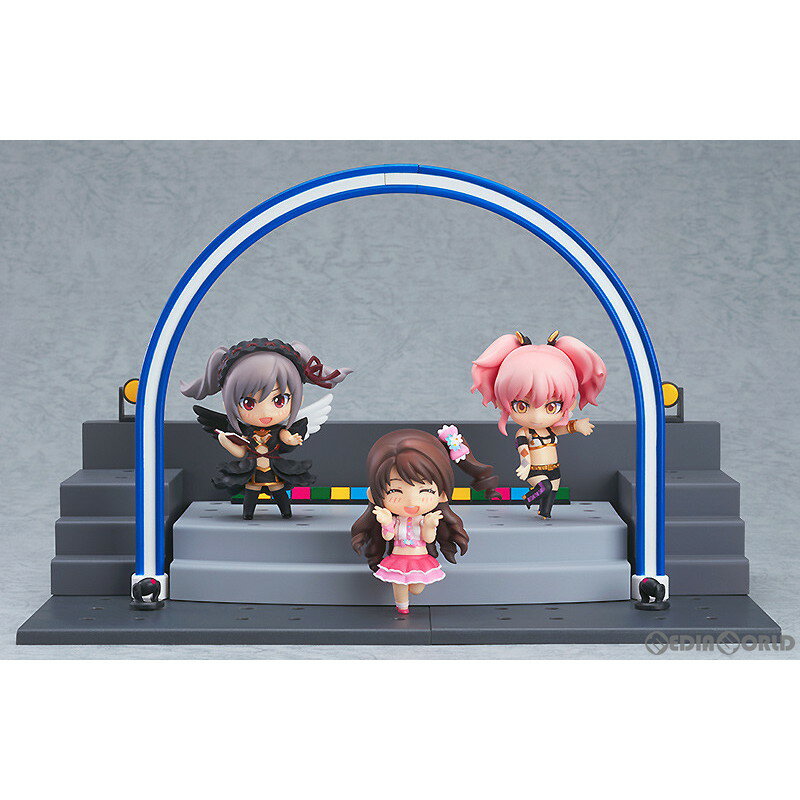 【中古】[FIG]ねんどろいどぷち 蘭子・卯月・美嘉&ライブステージセット アイドルマスター シンデレラガールズ 完成品 可動フィギュア ワンフェス2013夏限定 グッドスマイルカンパニー(20130728)