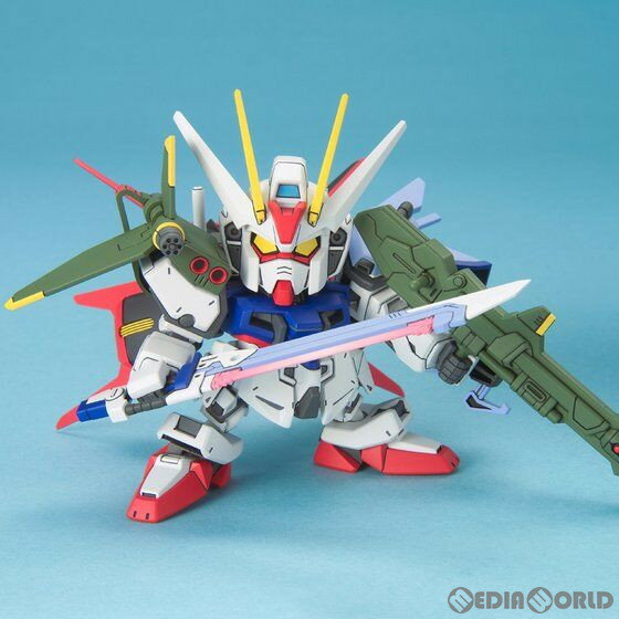 【中古】[PTM]SDガンダム BB戦士 259 ストライクガンダム・ストライカーウエポンシステム 機動戦士ガンダムSEED(シード) プラモデル(0123716) バンダイ(20040131)のサムネイル