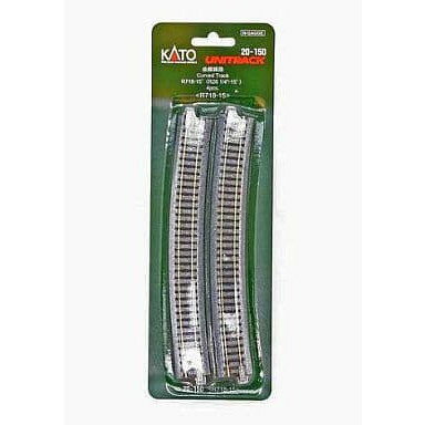 【新品】【お取り寄せ】[RWM] 20-150 UNITRACK(ユニトラック) 曲線線路 R718-15°(4本入) Nゲージ 鉄道模型 KATO(カトー)(20111231)