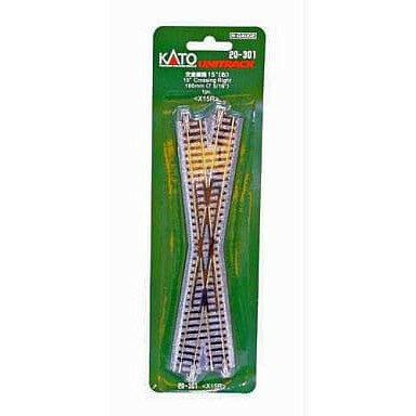 【新品】【お取り寄せ】[RWM] 20-301 UNITRACK(ユニトラック) 交差線路15°(右) Nゲージ 鉄道模型 KATO(カトー)(20111231)