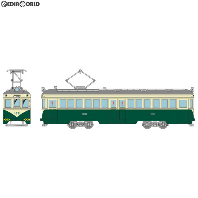 【新品即納】[RWM]300908 鉄道コレクション(鉄コレ) 阪堺電車モ161形 166号車 金太郎塗装 Nゲージ 鉄道模型 TOMYTEC(トミーテック)(20190622)