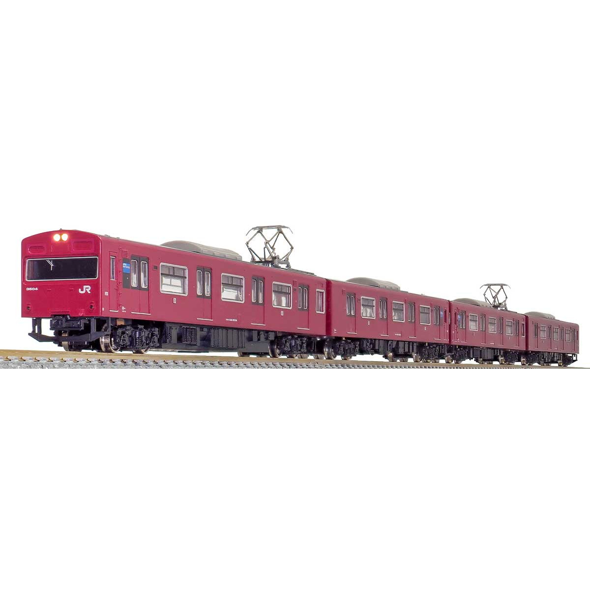 【新品即納】[RWM]31512 JR103系3500番台 播但線(台車黒) 4両編成セット(動力付き) Nゲージ 鉄道模型 GREENMAX(グリーンマックス)(20211111)のサムネイル
