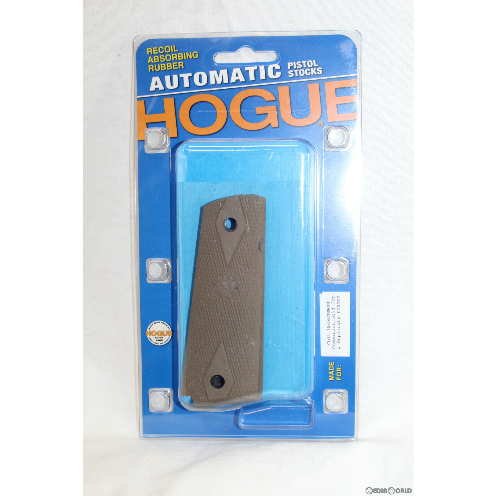 【新品即納】[MIL]HOGUE(ホーグ) 1911フル用 パネルダイヤチェッカー・ラバー グリップ FDE(フラットダークアース)(45013)(20150223)