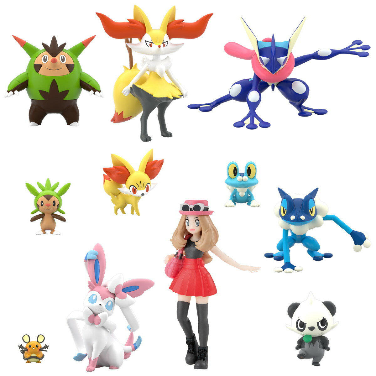 【予約安心発送】[FIG] (食玩) ポケモンスケールワールド カロス地方 セット ポケットモンスター 1/20 フィギュア バンダイ(2025年12月)のサムネイル