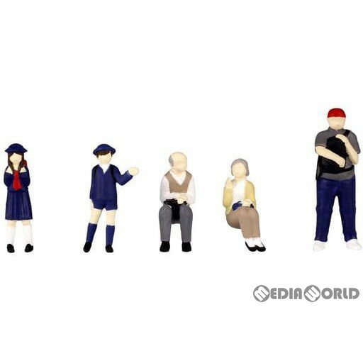 【新品】【お取り寄せ】[RWM]MS045 超ミニフィギュア6 あの日のバス停セット HOゲージ 鉄道模型 PLUM(プラム)(20200430)